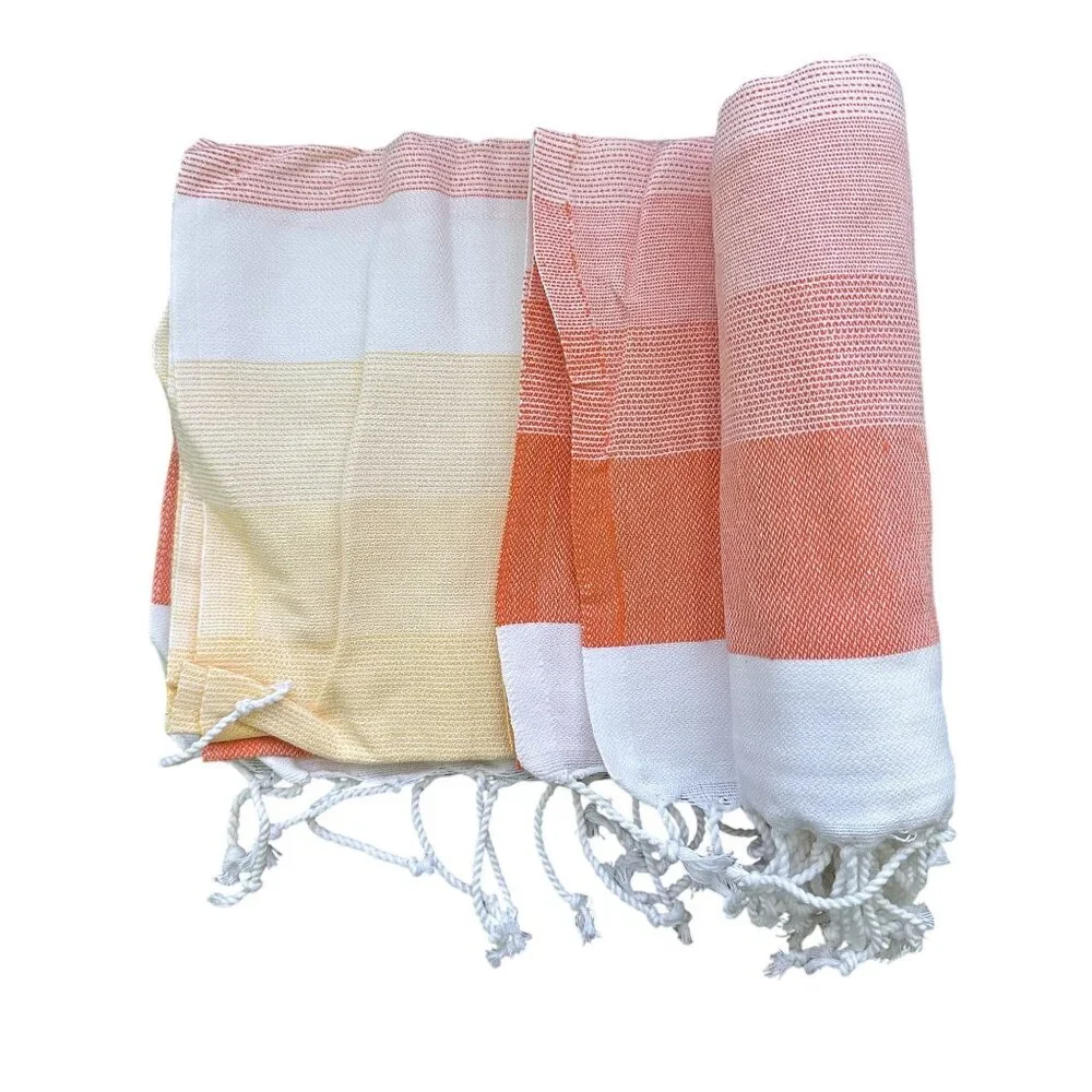 Teema Turkish Towel Yellow Layers 100% Turkish Cotton Flat Woven 68